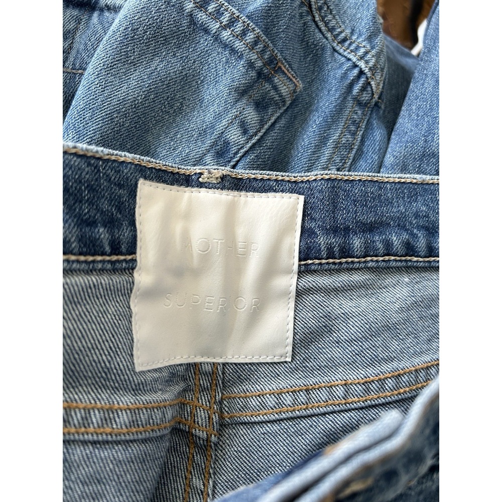 MOTHER Superior The Trickster Ankle Jeans 29 Distressed Straight 90s Grunge Y2K - Picture 7 of 9